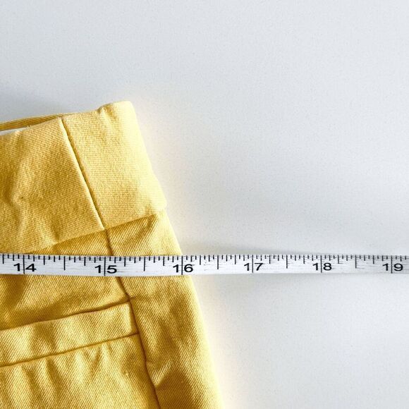 Banana Republic Womens Sloan Trouser Chino Pants Yellow Size 8 - Picture 8 of 11